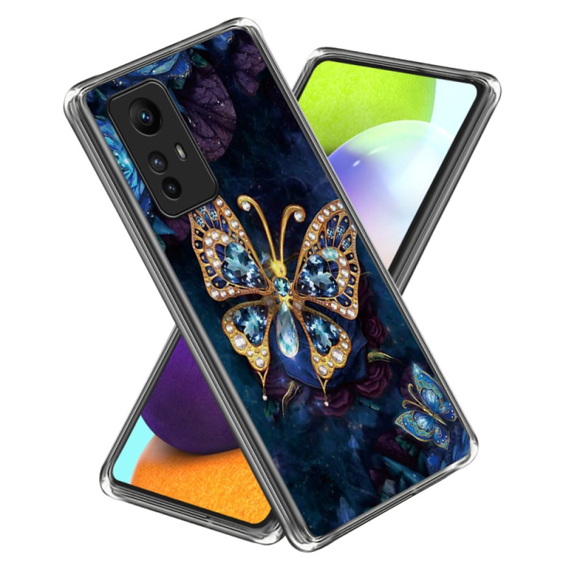 Xiaomi Redmi Note 12S Jewel Butterfly Case