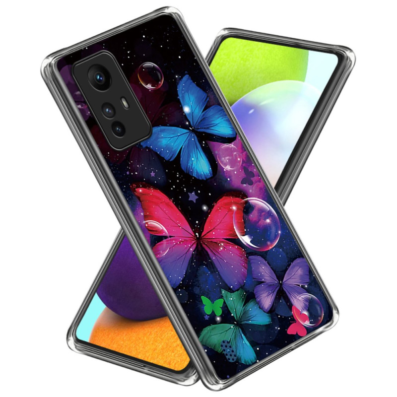 Xiaomi Redmi Note 12S Case Coloured Butterflies