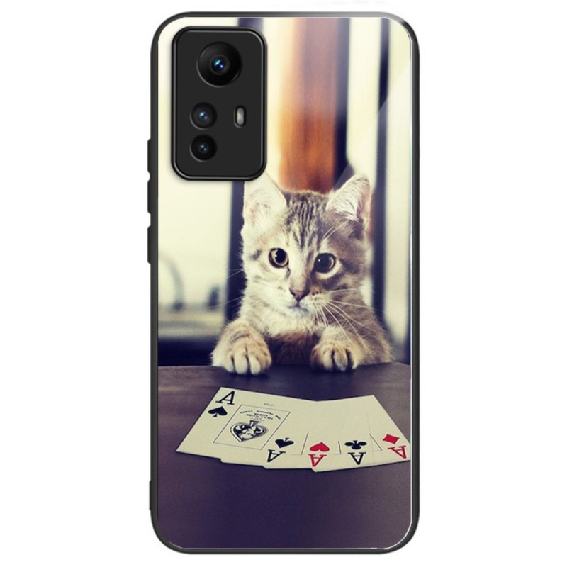 Xiaomi Redmi Note 12S Tempered Glass Case Cat