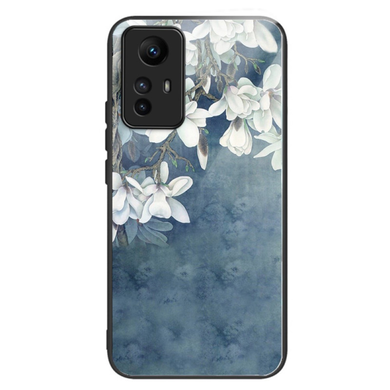 Xiaomi Redmi Note 12S Toughened Glass Magnolias Case