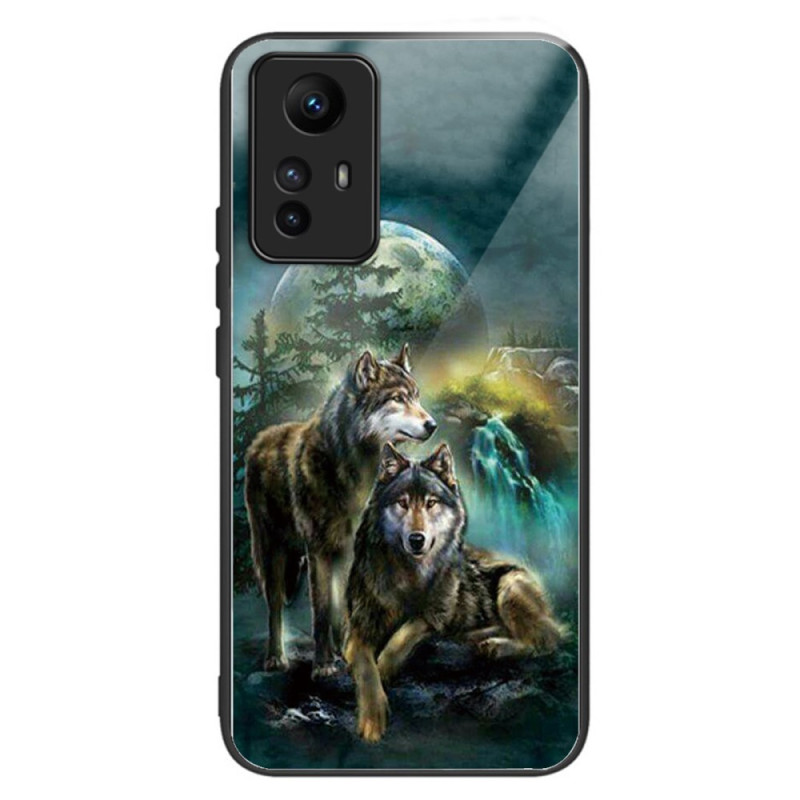 Xiaomi Redmi Note 12S Tempered Glass Case Wolves