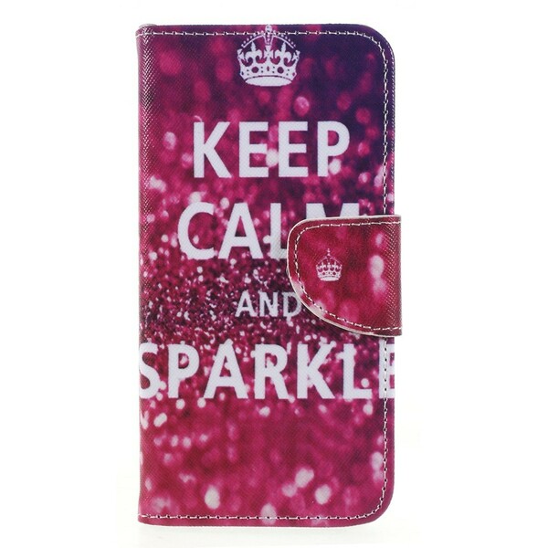 Cover Huawei P Smart Keep Calm and Sparkle
