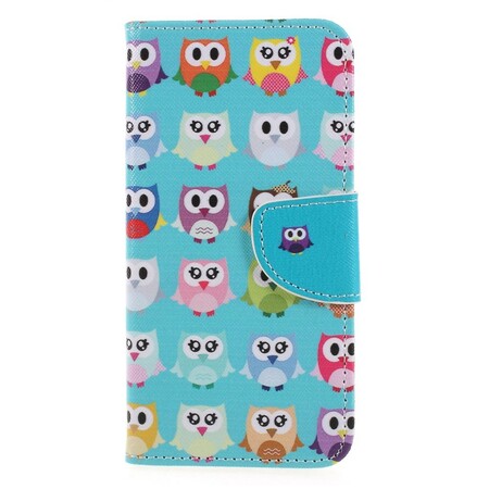 Huawei P Smart Case Multiple Colorful Owls