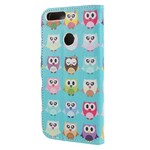 Huawei P Smart Case Multiple Colorful Owls