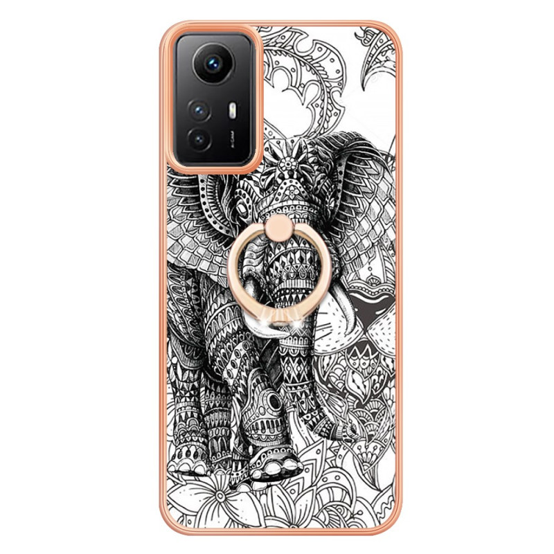Xiaomi Redmi Note 12S Case Totem Elephant Support Ring