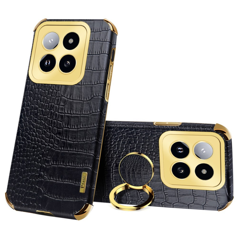 Xiaomi 14 Pro Crocodile Style Case with Support Ring