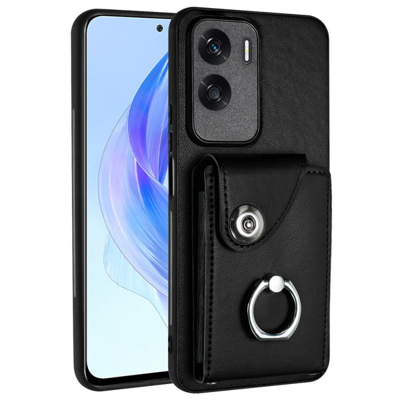 Honor 90 Lite Case Support Ring and Card Holder with Bellows