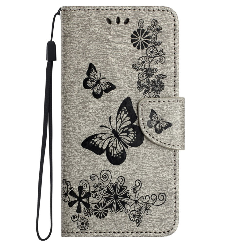 Honor 90 Lite 5G Flower and Butterfly Case