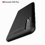Cover Huawei P20 Pro Leather Effect Lychee Double line
