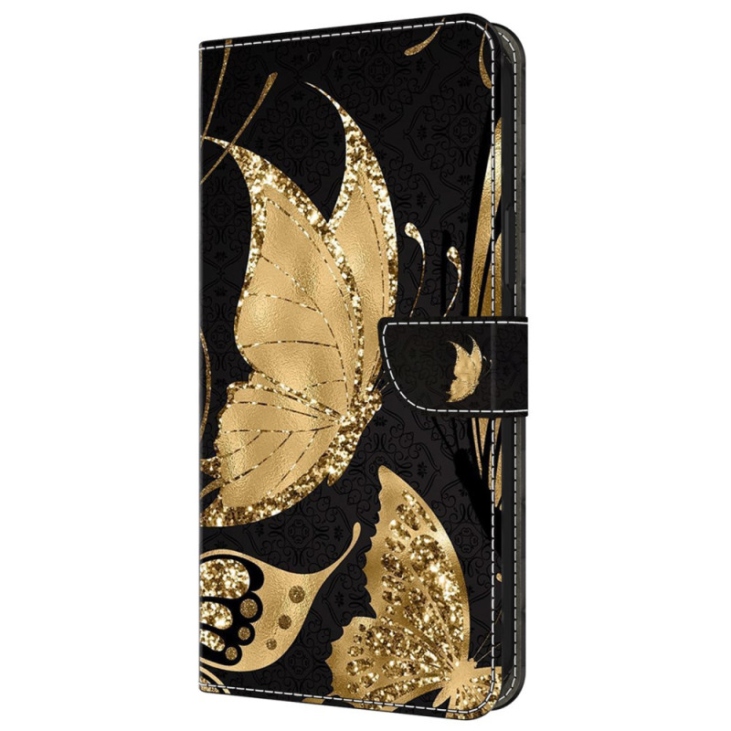 Samsung Galaxy A55 5G Gold Butterfly Case