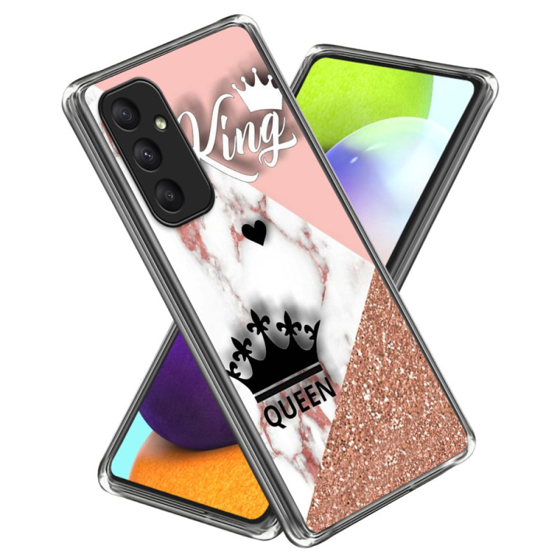 Samsung Galaxy A55 5G Marble Crown Case