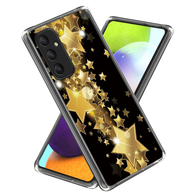 Samsung Galaxy A55 5G Gold Stars Case