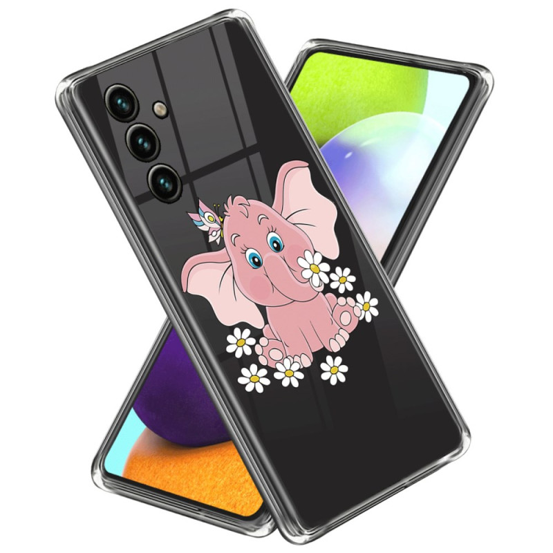Samsung Galaxy A55 5G Case Pink Elephant