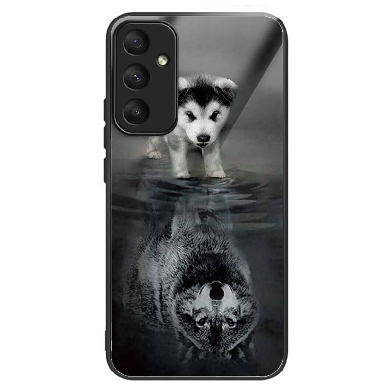 Samsung Galaxy A55 5G Tempered Glass Case Puppy Dreams