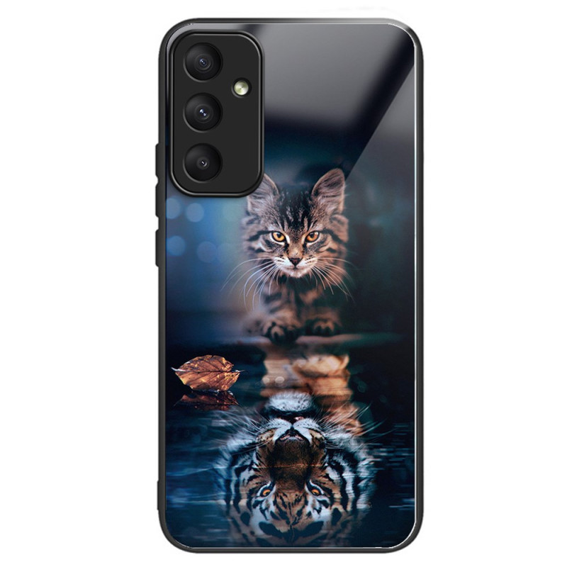 Samsung Galaxy A55 5G Tempered Glass Cats and Tigers Case