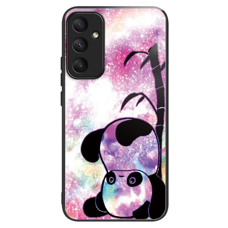 Samsung Galaxy A55 5G Cover Tempered Glass Cute Panda