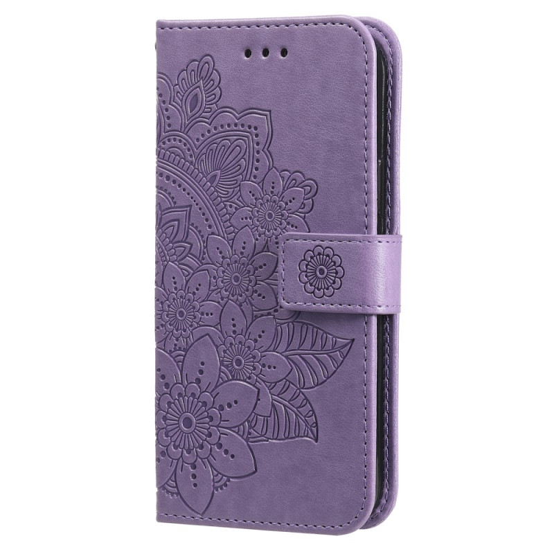 Samsung Galaxy A55 5G Flower Mandala Strap Case