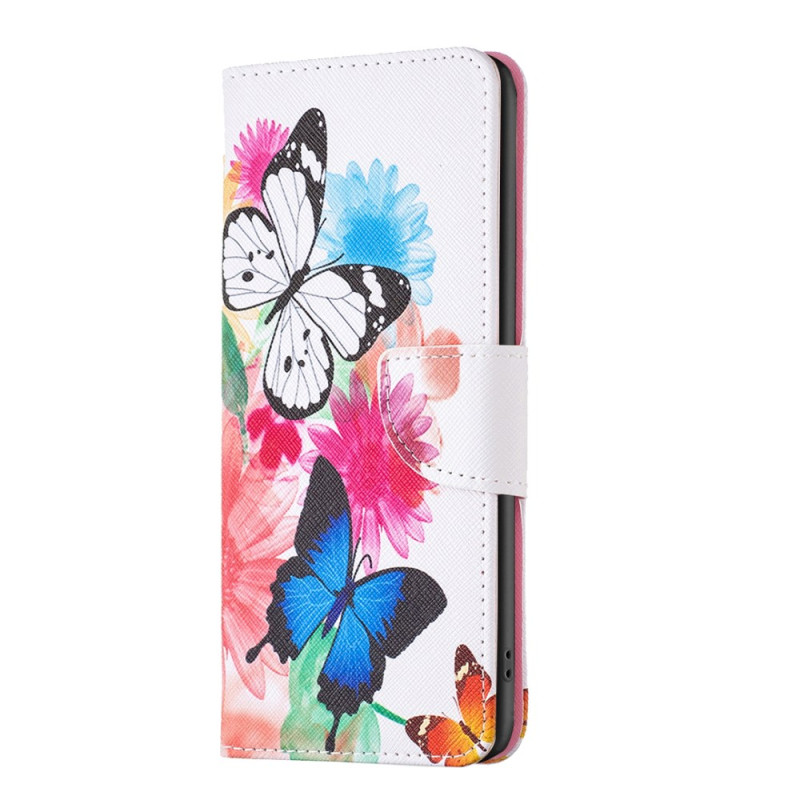 Samsung Galaxy Xcover 7 Case Two Watercolour Butterflies