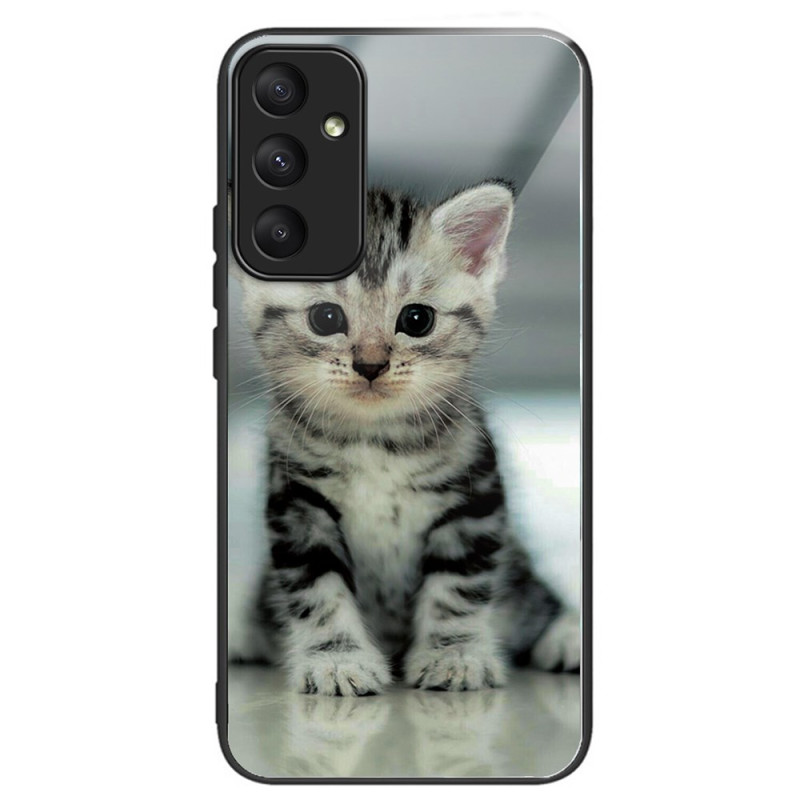 Samsung Galaxy A35 5G Tempered Glass Case Kitten