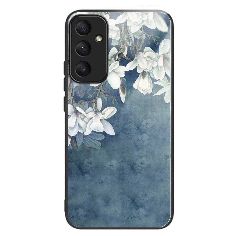 Samsung Galaxy A35 5G Case Tempered Glass Magnolias