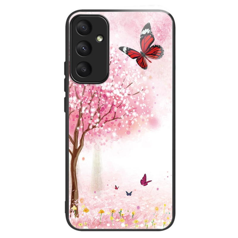 Samsung Galaxy A35 5G Toughened Glass Cherry Blossom Case