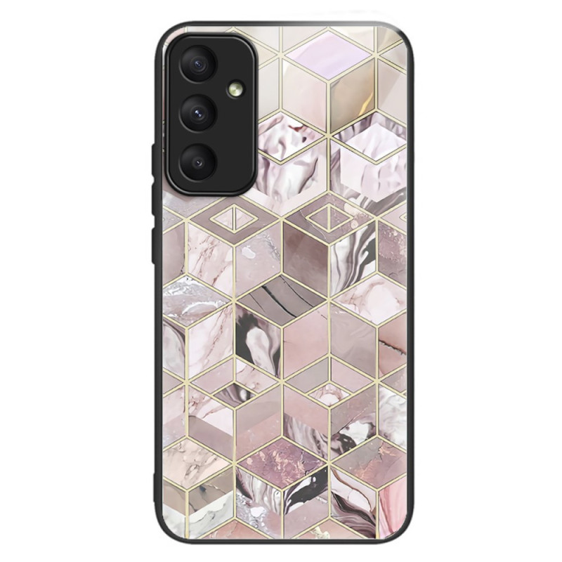 Samsung Galaxy A35 5G Tempered Glass Case Marble Block