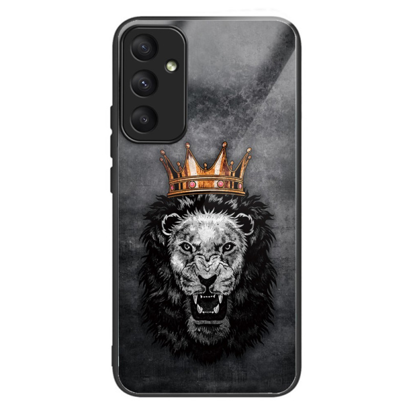 Samsung Galaxy A35 5G Case Royal Lion Tempered Glass