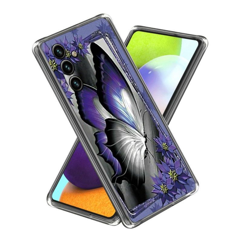 Samsung Galaxy A15 Butterfly Case Purple