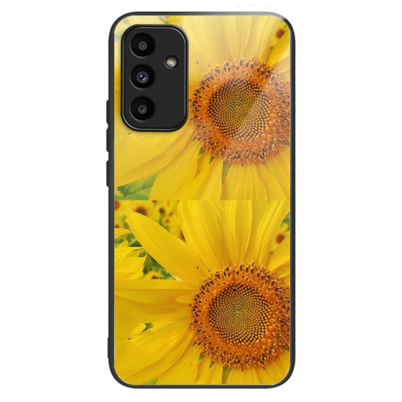 Samsung Galaxy A15 5G / A15 Sunflower Tempered Glass Case