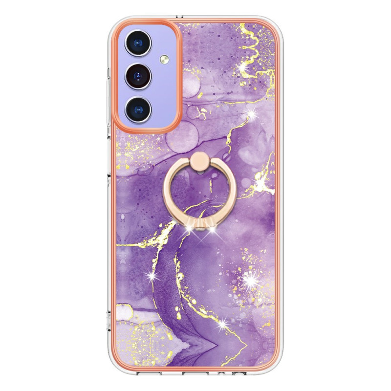 Samsung Galaxy A15 5G Case Marble Effect Ring Support