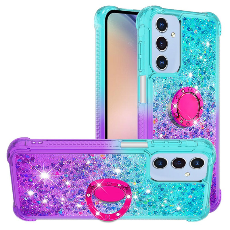 Samsung Galaxy A15 5G Case Ring-Support Gradient Glitter