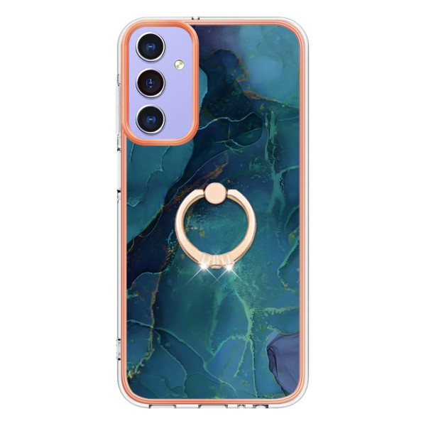 Samsung Galaxy A15 5G Case Marble Effect Ring Support