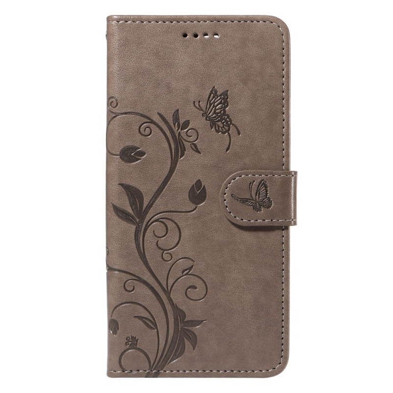 Samsung Galaxy A15 5G Case Apricot Flowers with Strap