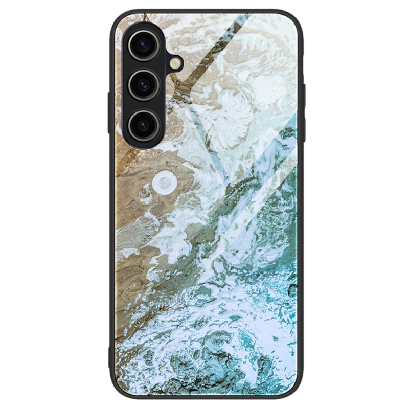 Samsung Galaxy A15 Toughened Glass Marble Style Case