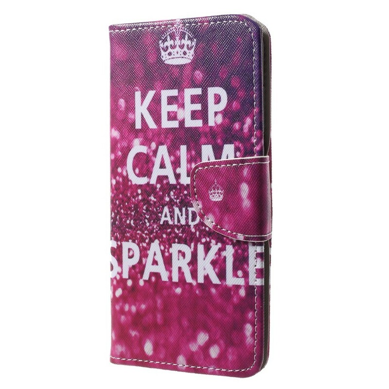 Cover Huawei P20 Keep Calm and Sparkle