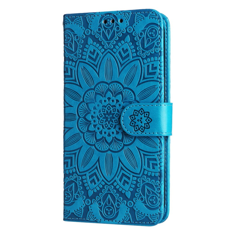 Samsung Galaxy A35 5G Case Mandala Pattern with Strap