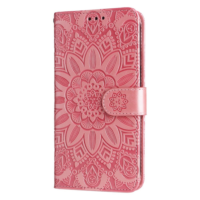 Samsung Galaxy A35 5G Case Mandala Pattern with Strap