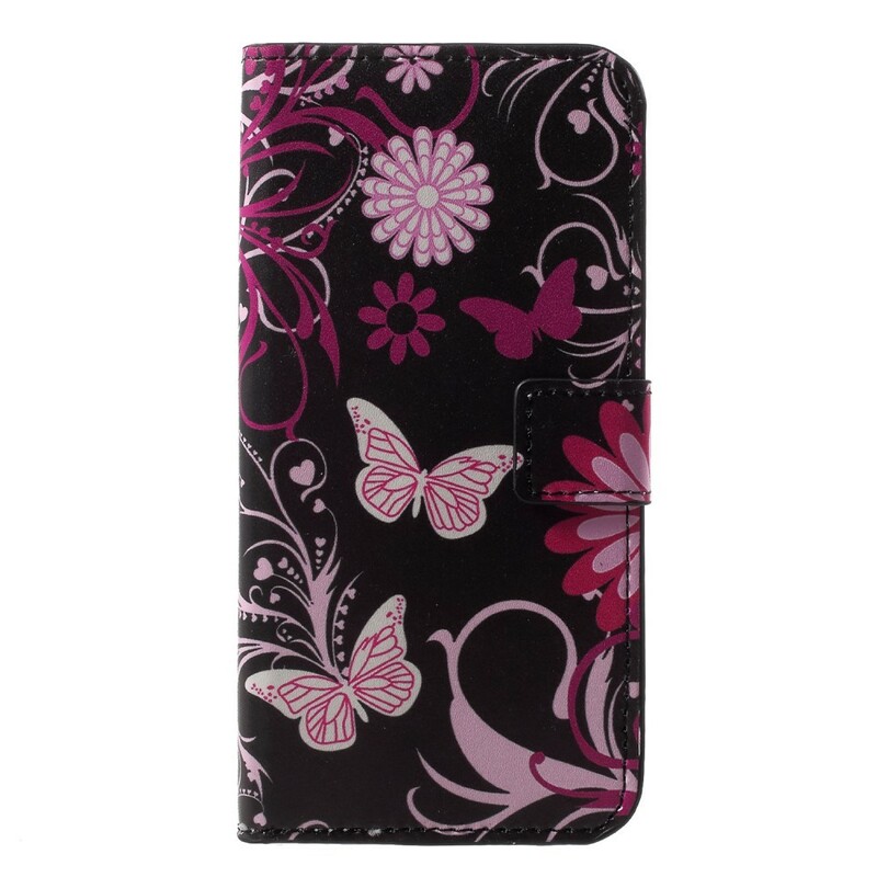 Case Huawei P20 Lite Butterflies and Flowers