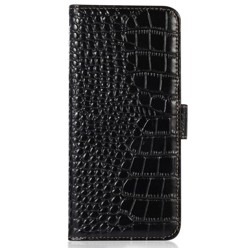 Samsung Galaxy A35 5G Case Crocodile Texture RFID Protection