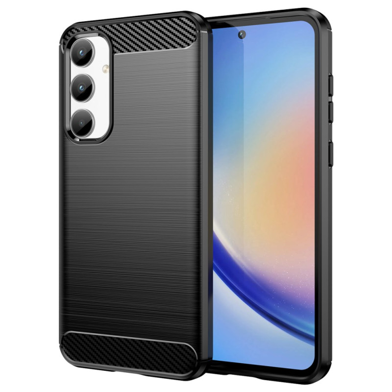 Samsung Galaxy A35 5G Brushed Carbon Fibre Case