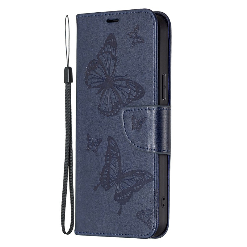 Case Xiaomi Redmi Note 13 Pro 4G / Poco M6 Pro 4G Butterflies with Strap Design