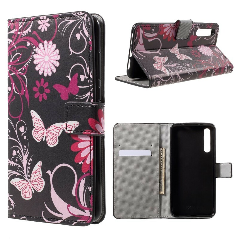 Case Huawei P20 Pro Butterflies and Flowers