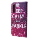 Cover Huawei P20 Pro Keep Calm and Sparkle