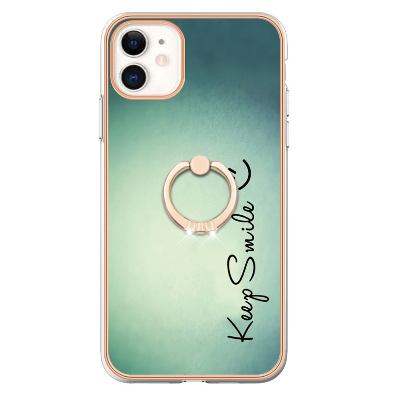 iPhone 11 case Keep Smile ring and stand