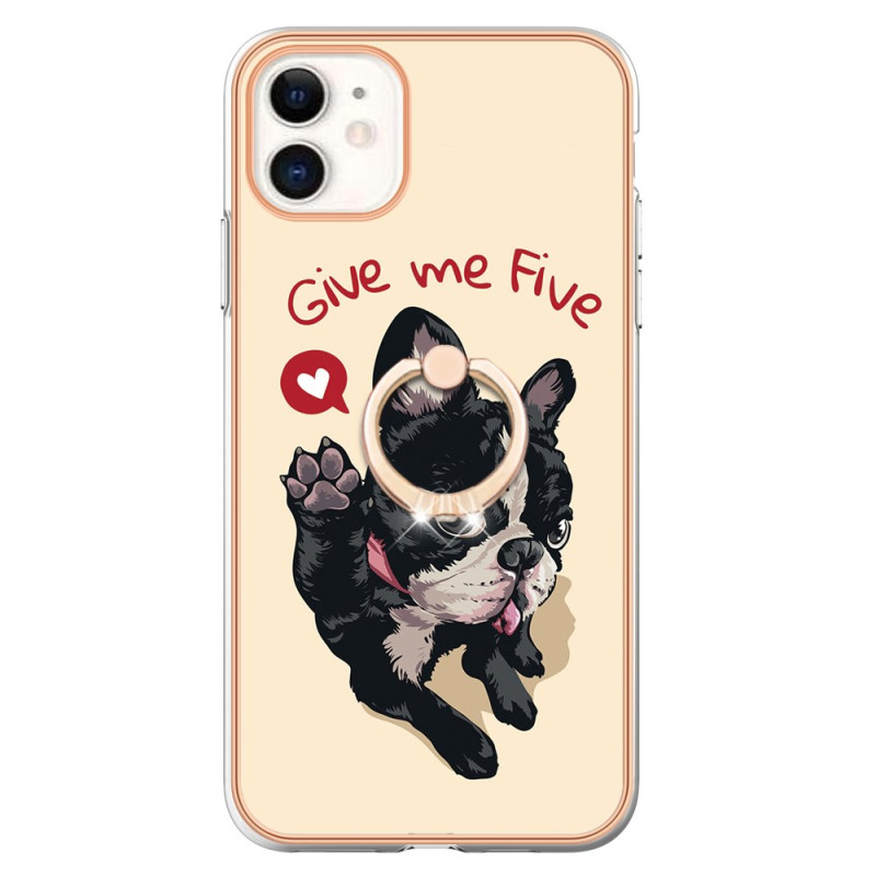 Case iPhone 11 Ring Support Dog Give Me Five