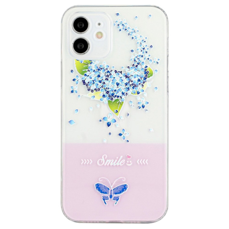 The
ather Case iPhone 11 Butterfly Lacquered and Flowers