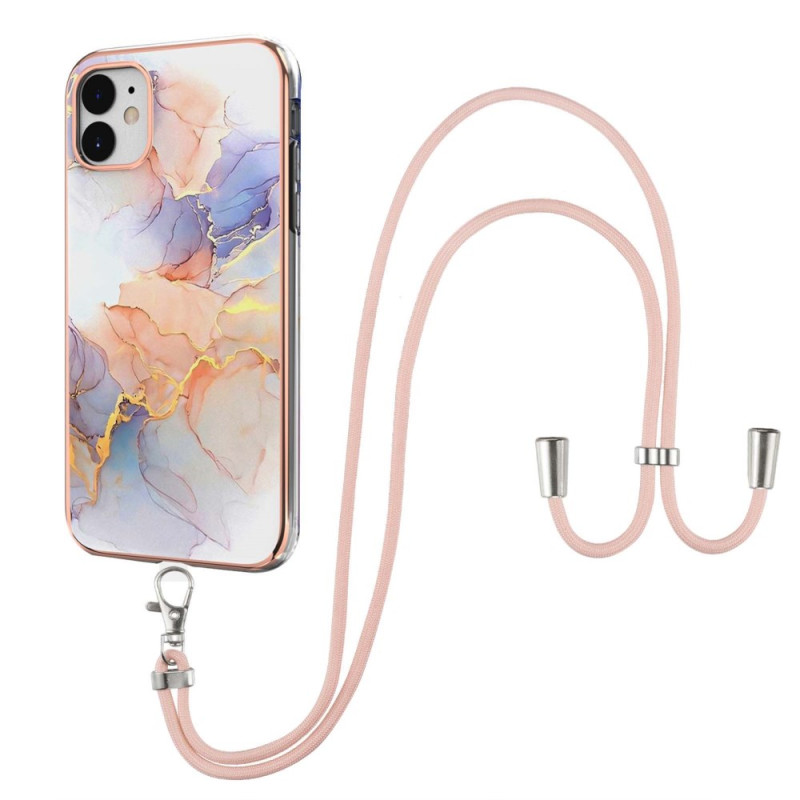 Drawstring Case iPhone 11 Watercolour Marble