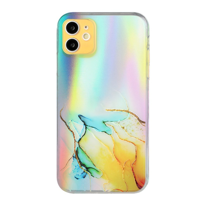 iPhone 11 Case Marbled pattern and Laser Design