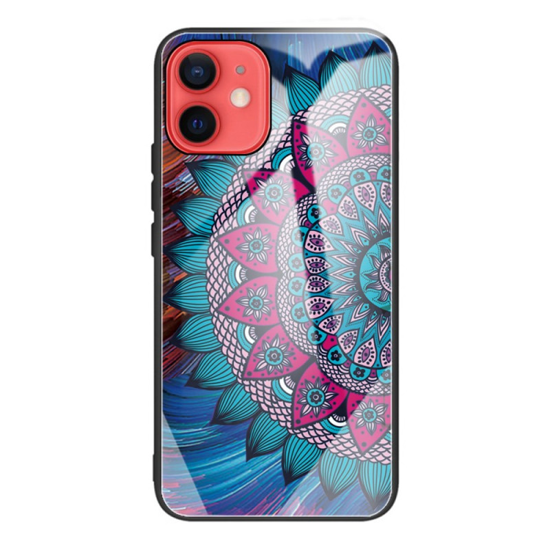Case iPhone 11 Tempered Glass Abstract Flower