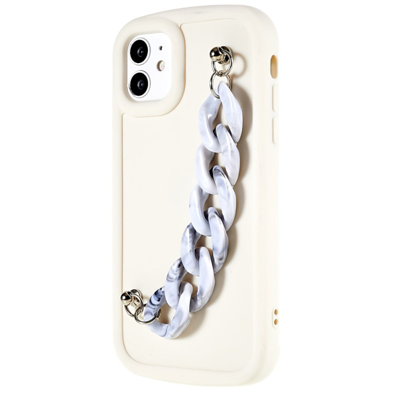 Silicone iPhone 11 case with chain
